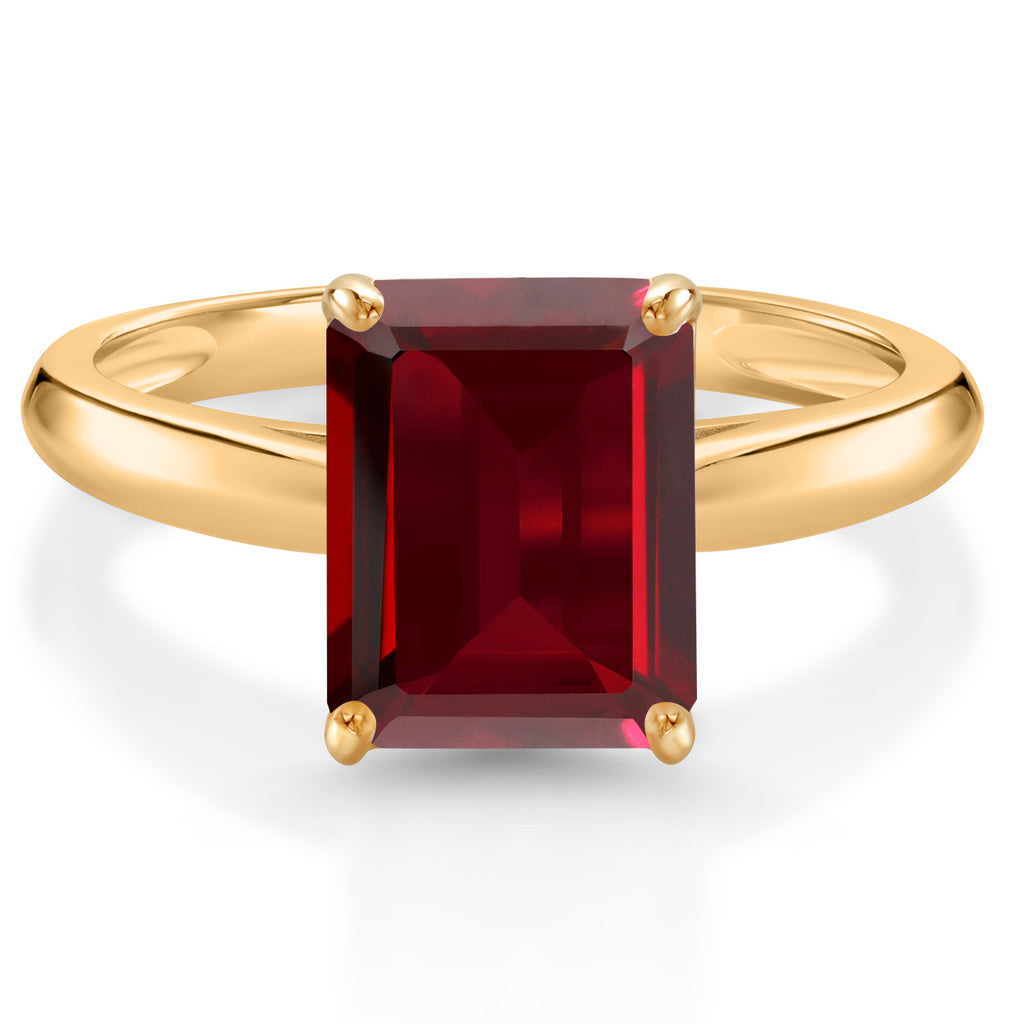 Garnet - January_7_Ring in 10K Yellow Gold