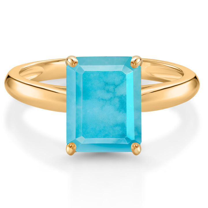 Turquoise_5_Ring in 10K Yellow Gold
