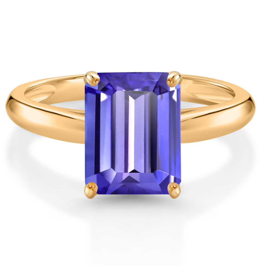 Tanzanite - December_9_Ring in 10K Yellow Gold