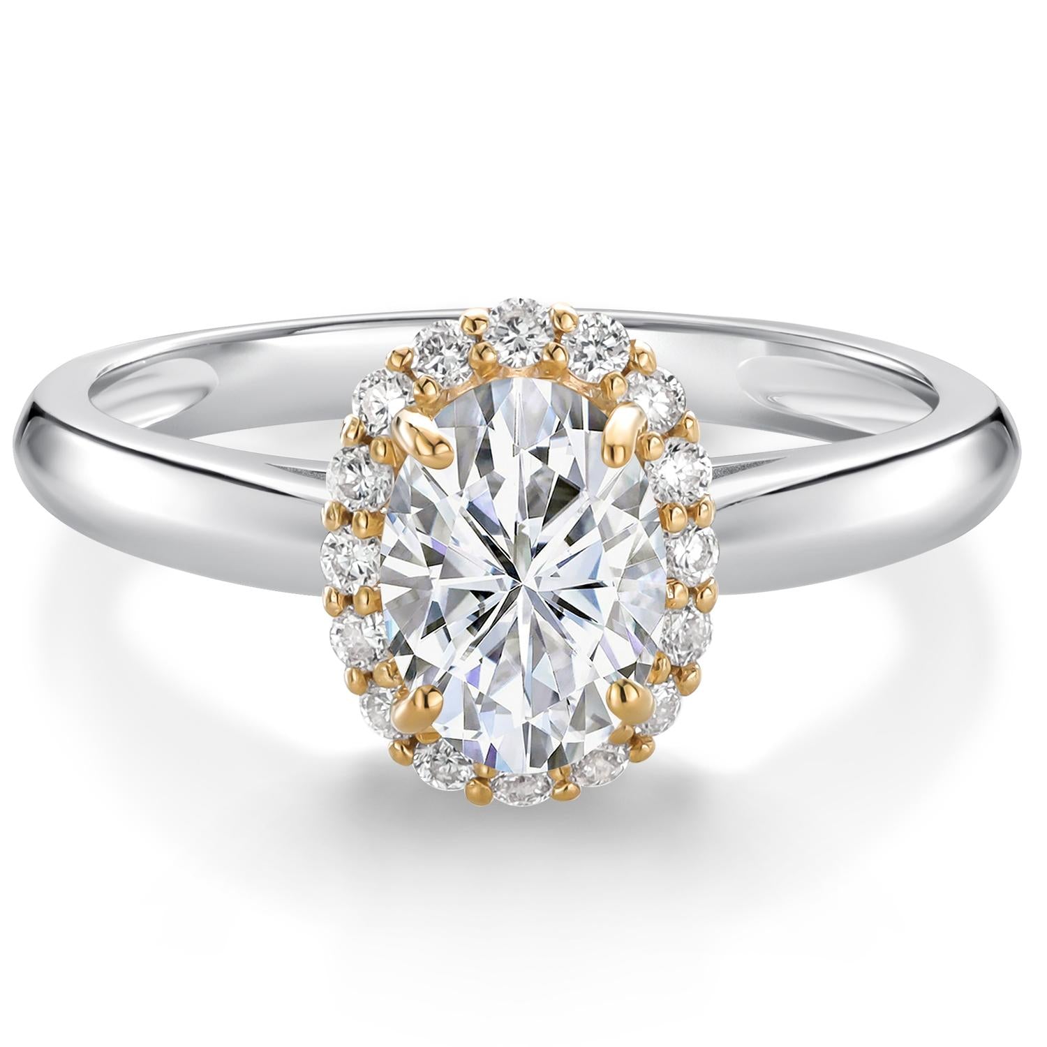 8_Ring in 925 Sterling Silver and 10K Yellow Gold