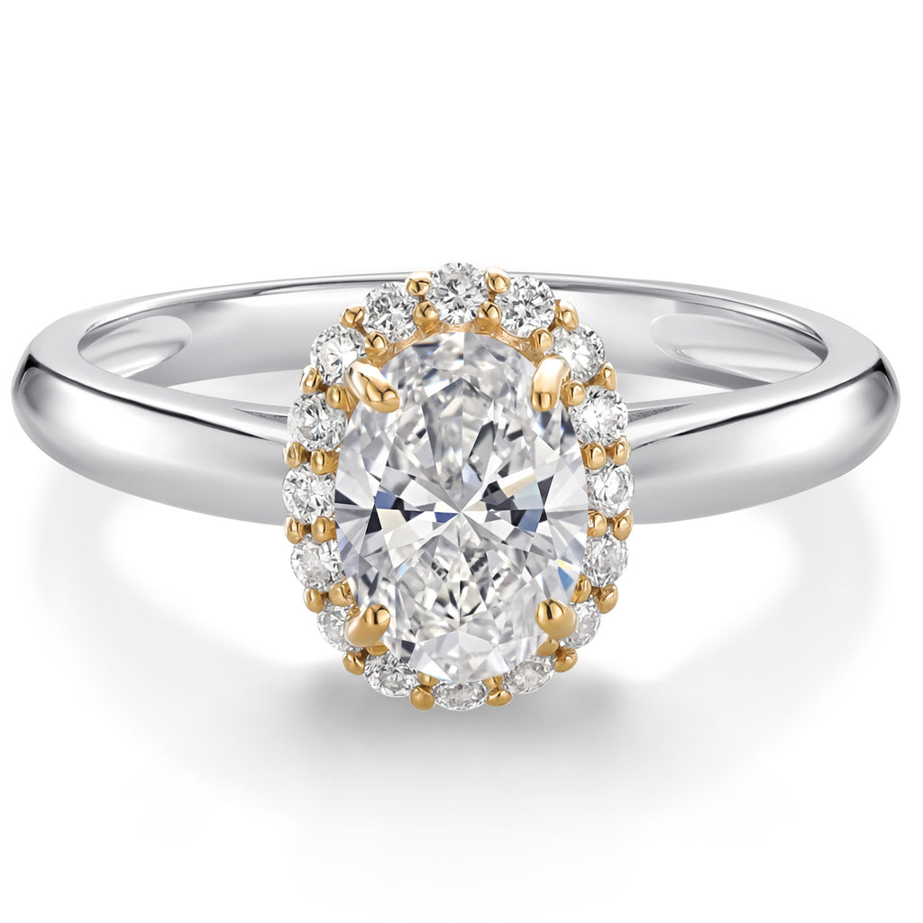 6_Ring in 925 Sterling Silver and 10K Yellow Gold
