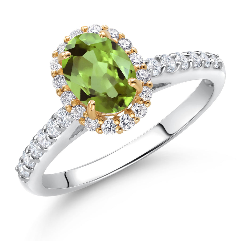 Ring in 10K Two Tone Gold