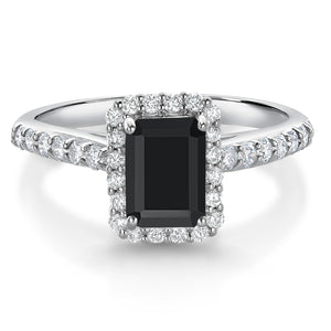 Ring in 10K White Gold