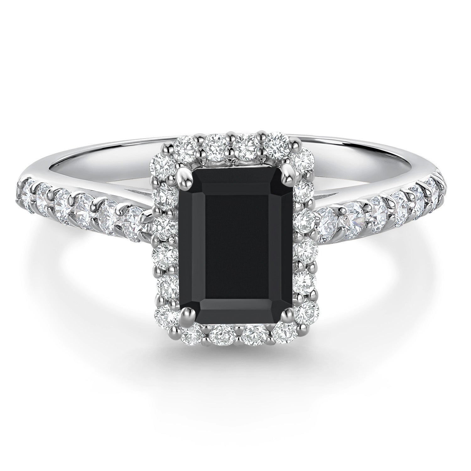 Ring in 10K White Gold