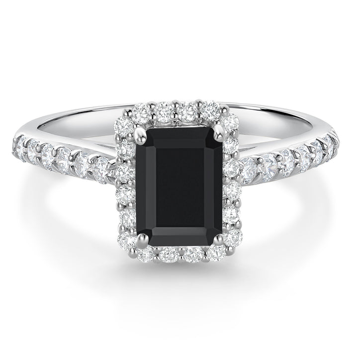 Ring in 10K White Gold