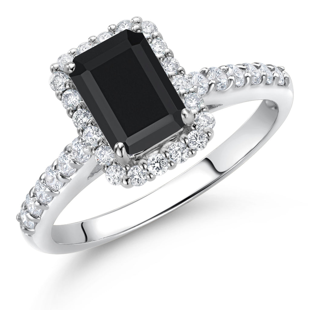 Ring in 10K White Gold