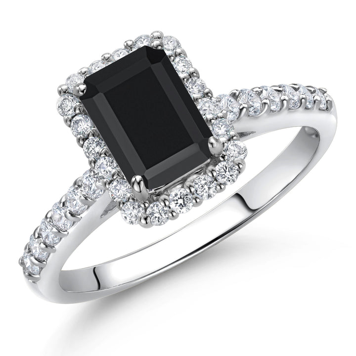 Ring in 10K White Gold