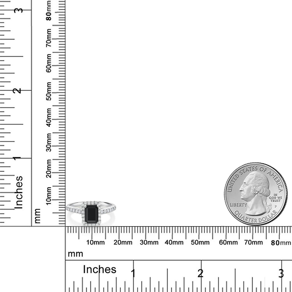 Ring in 10K White Gold