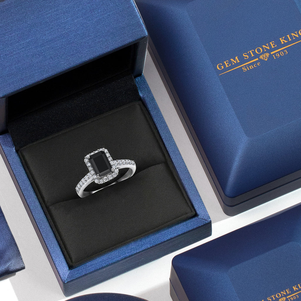 Ring in 10K White Gold