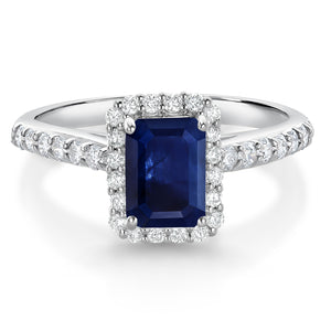 Ring in 10K White Gold