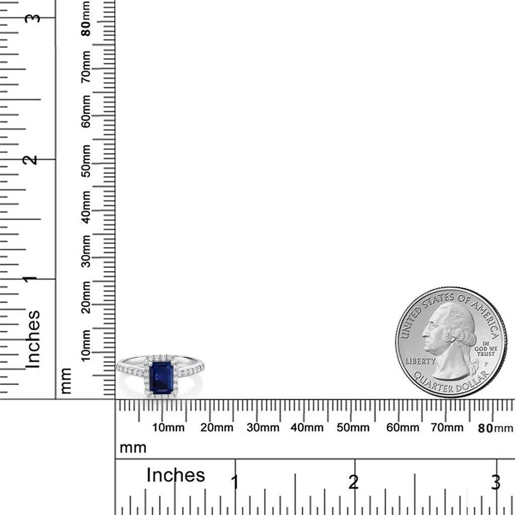 Ring in 10K White Gold