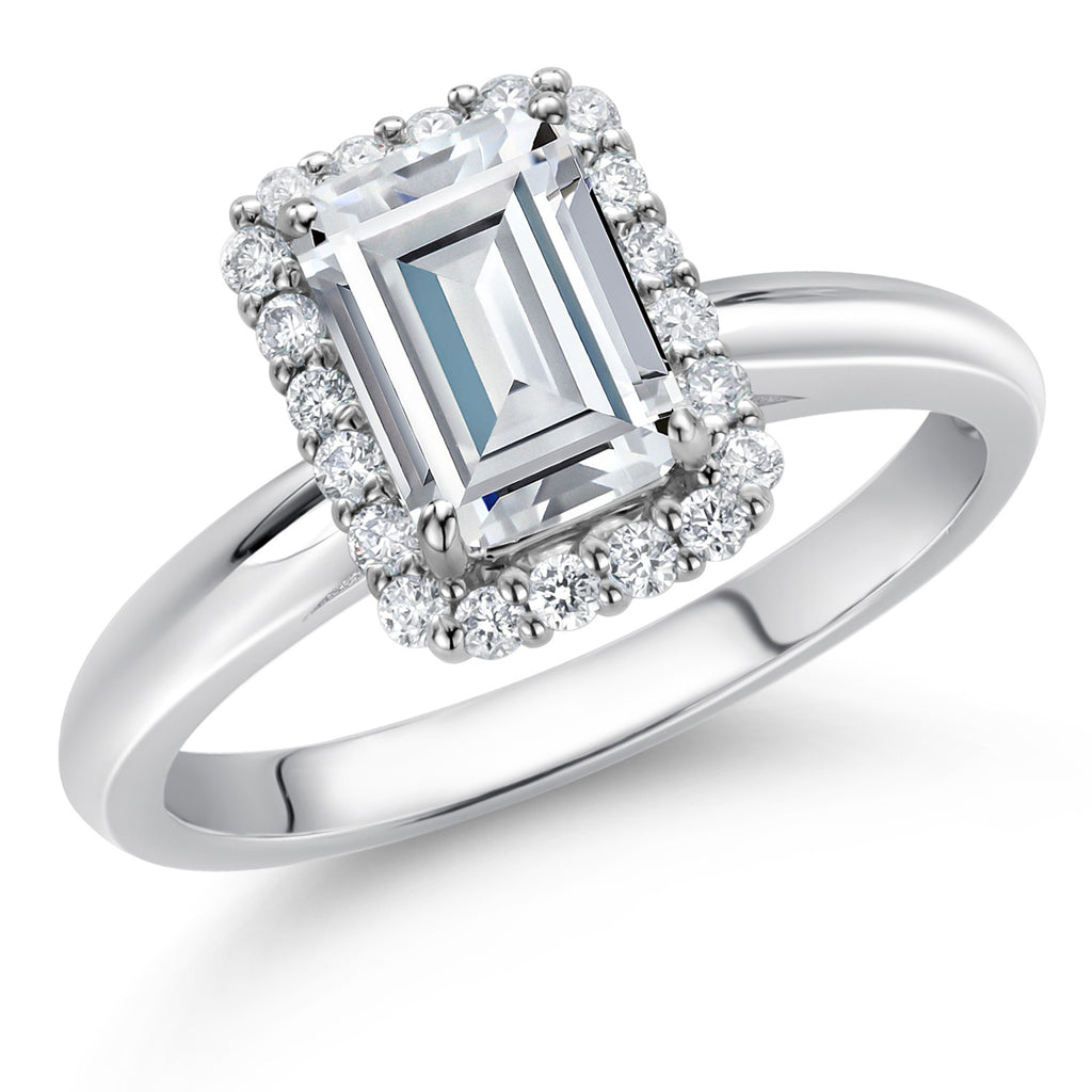 Ring in 10K White Gold
