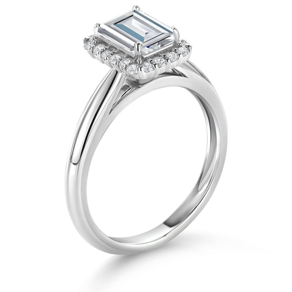 Ring in 10K White Gold