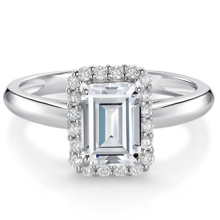 Ring in 10K White Gold