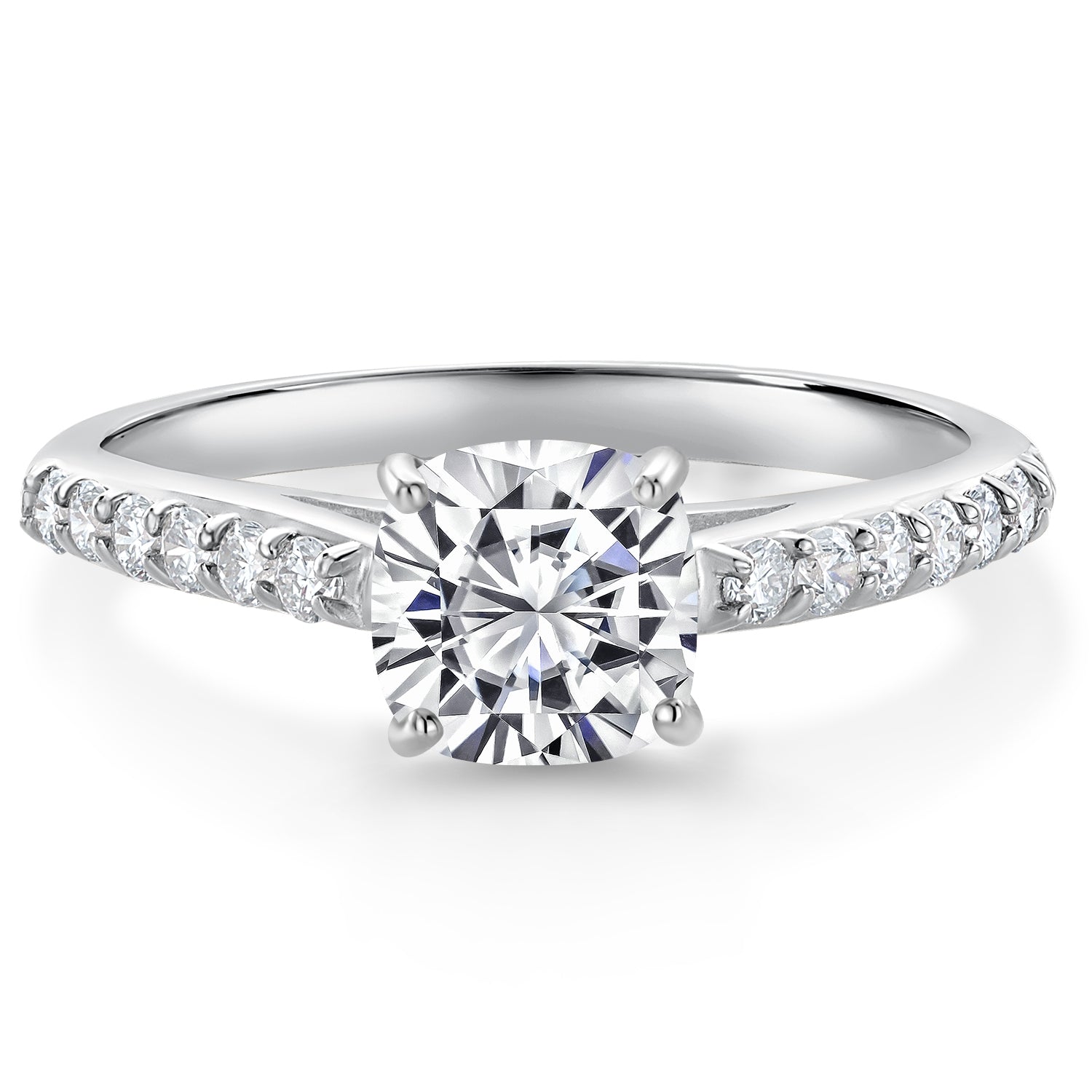 Ring in 10K White Gold