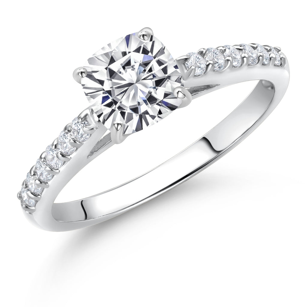 Ring in 10K White Gold