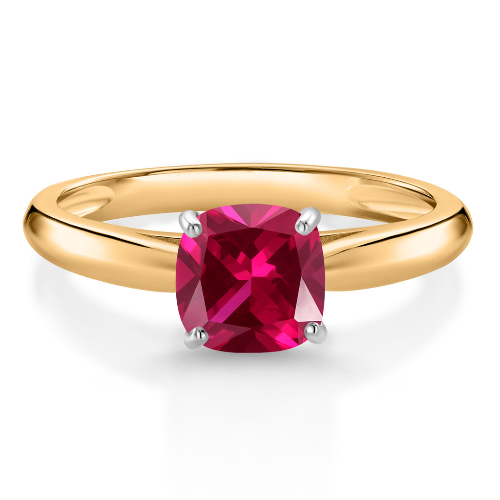 Created Ruby - July_7_Ring in 10K Two Tone Gold