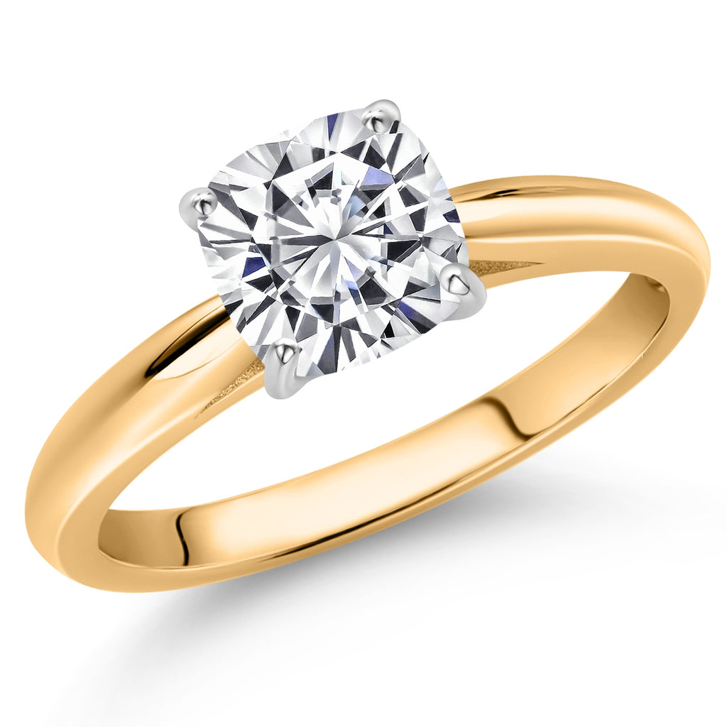 Ring in 10K Two Tone Gold
