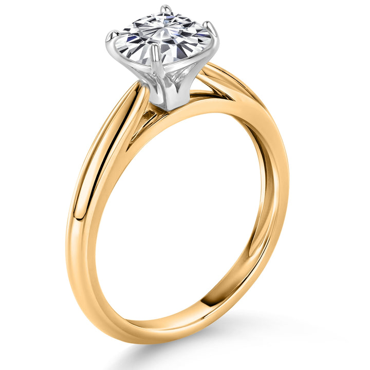 Ring in 10K Two Tone Gold