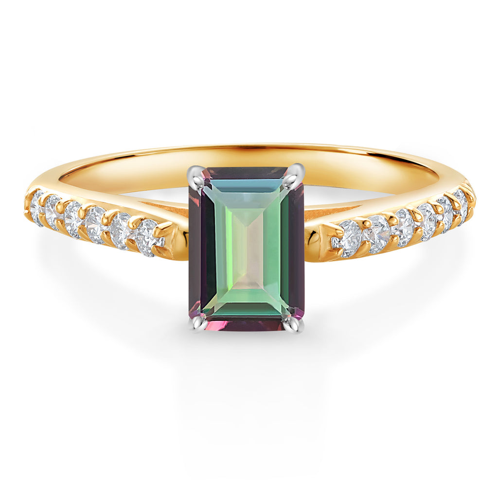 5_Ring in 10K Two Tone Gold