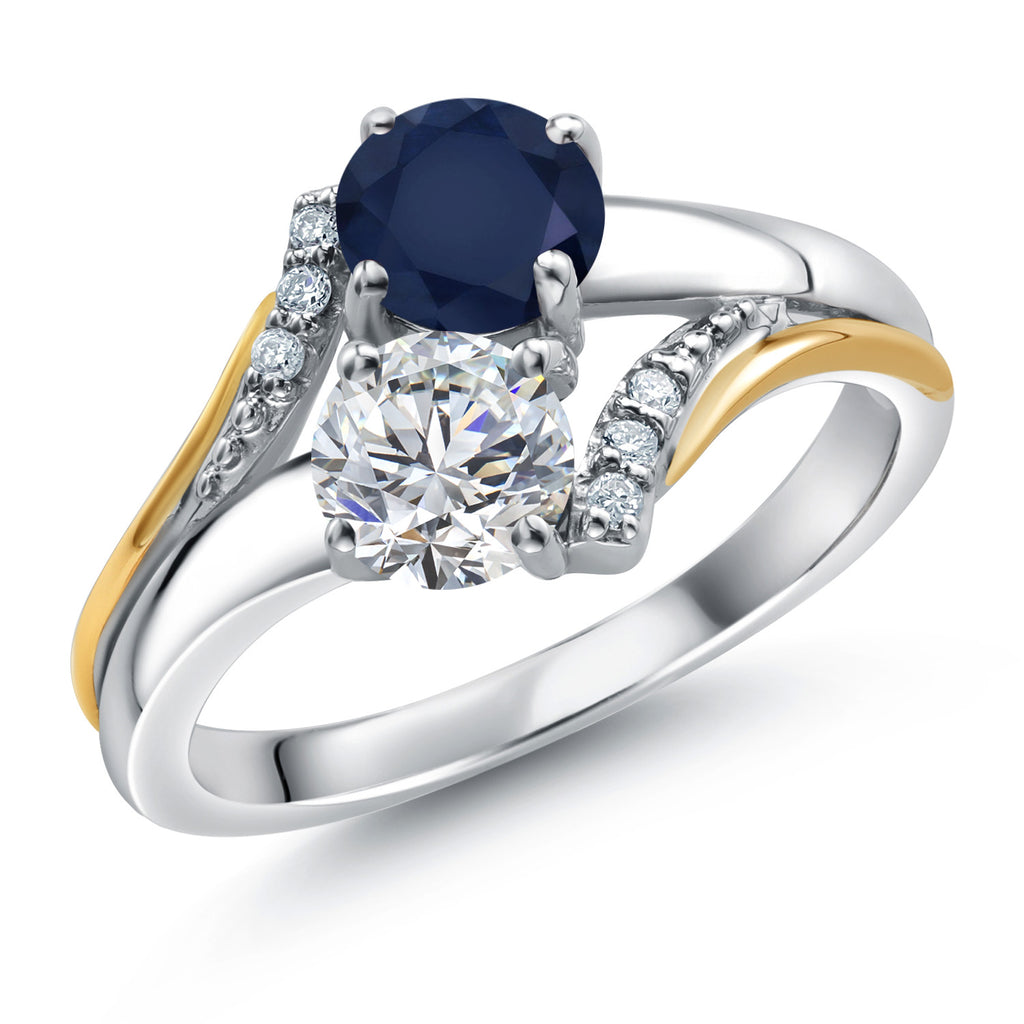 6_Ring in 925 Sterling Silver and 10K Yellow Gold