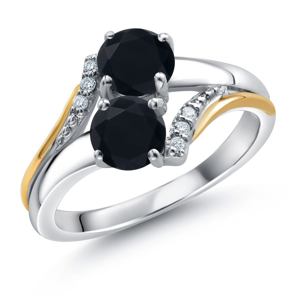 9_Ring in 925 Sterling Silver and 10K Yellow Gold