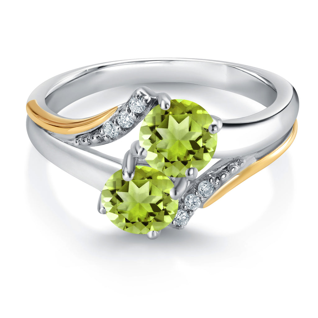 Ring in 925 Sterling Silver and 10K Yellow Gold