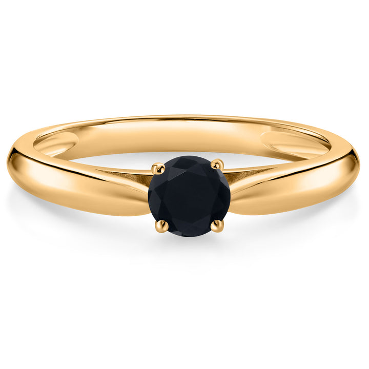 Onyx - December_5_Ring in 10K Yellow Gold