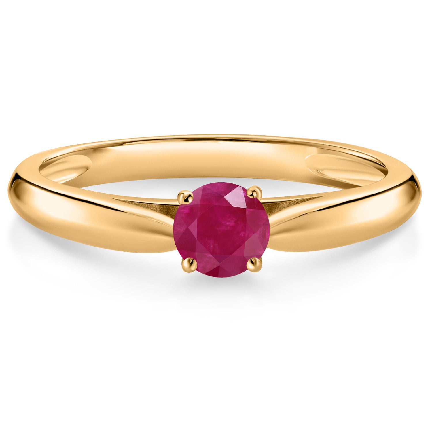 Ruby - July_5_Ring in 10K Yellow Gold