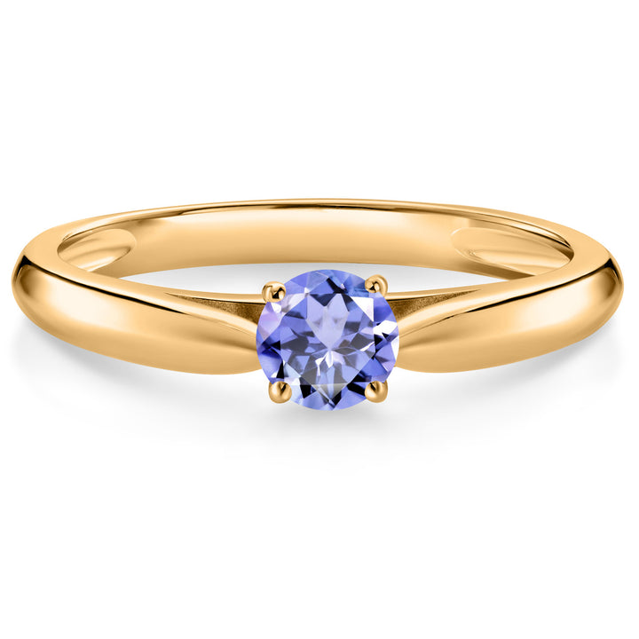 Tanzanite - December_5_Ring in 10K Yellow Gold