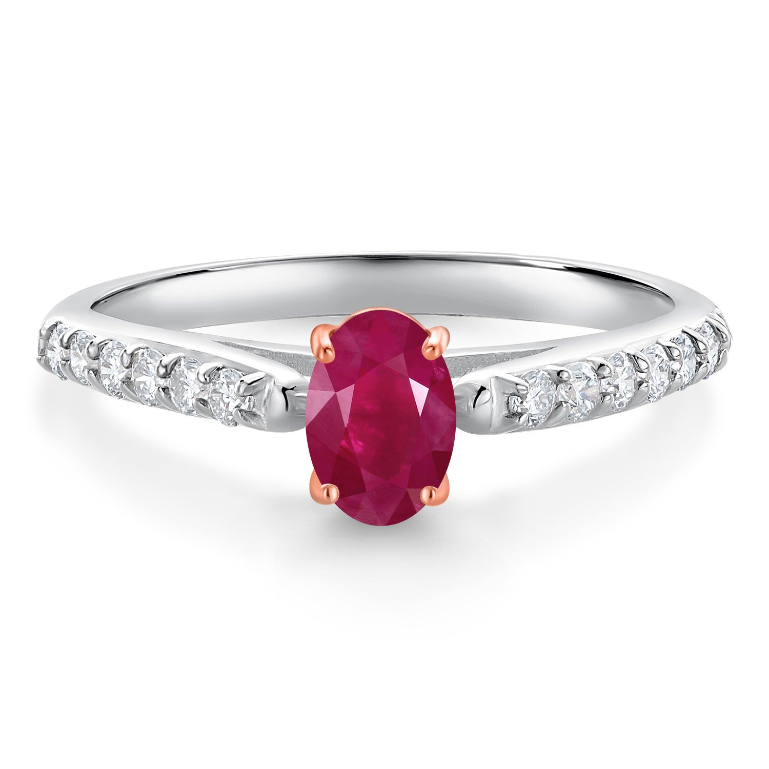 Ruby - July_9_Ring in 10K Two Tone Gold