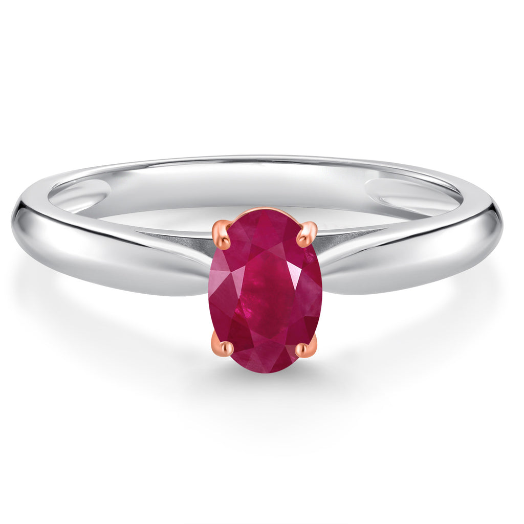 Ruby - July_8_Ring in 10K Two Tone Gold