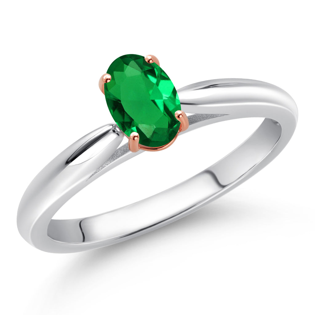 Ring in 925 Sterling Silver and Rose Gold