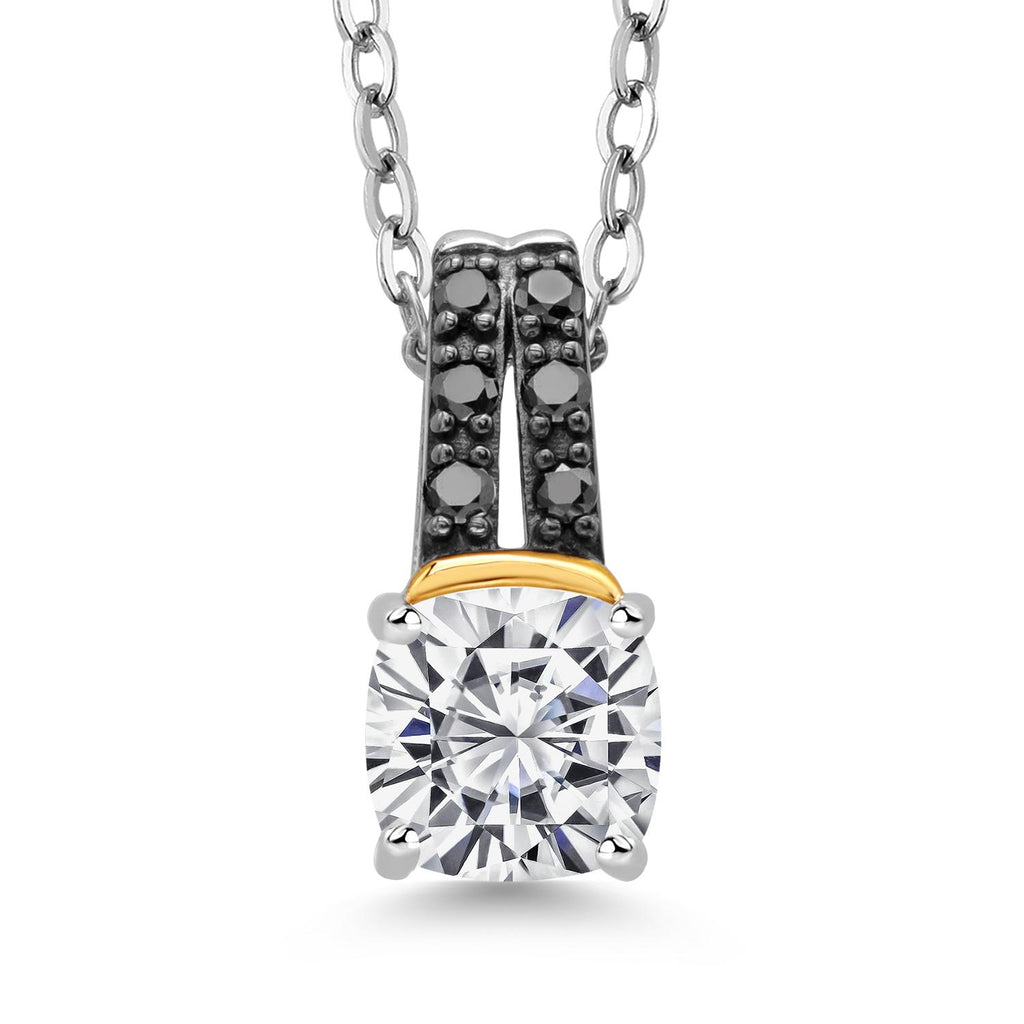 Pendant in 925 Sterling Silver and 10K Yellow Gold