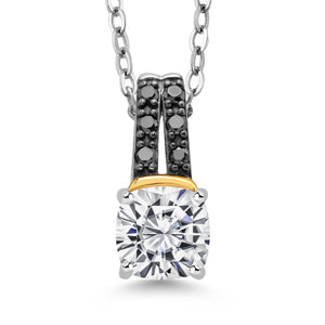 Pendant in 925 Sterling Silver and 10K Yellow Gold