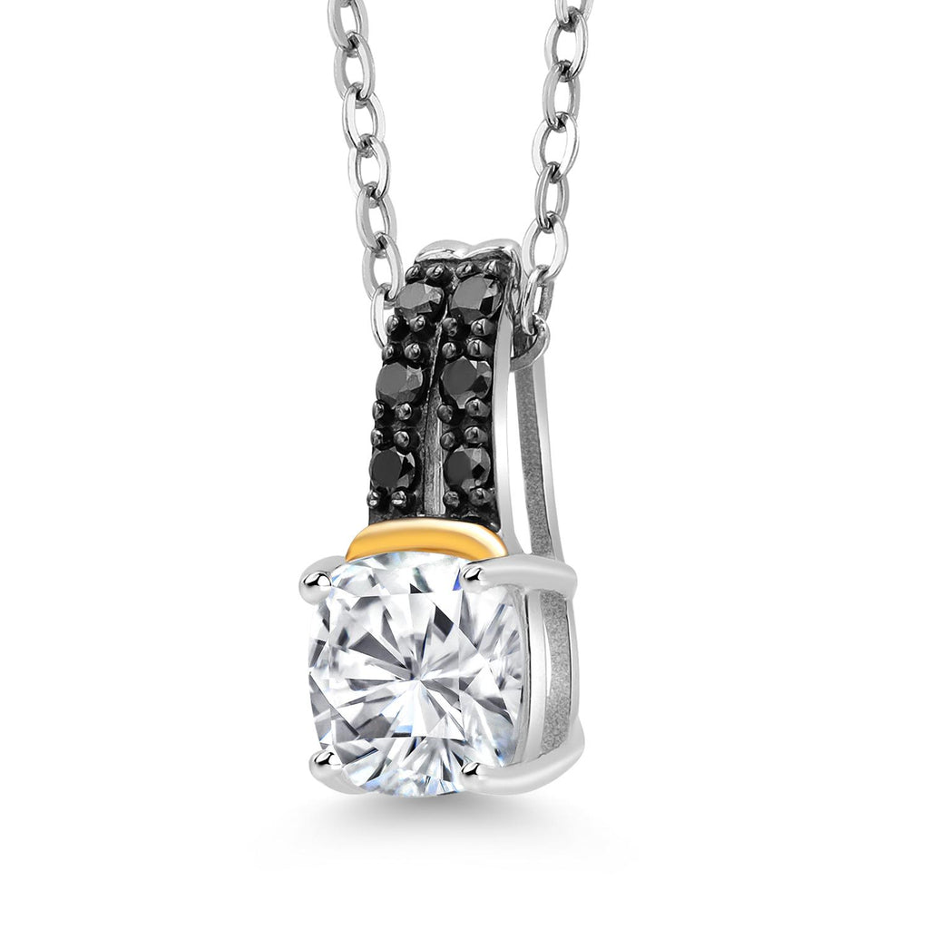 Pendant in 925 Sterling Silver and 10K Yellow Gold