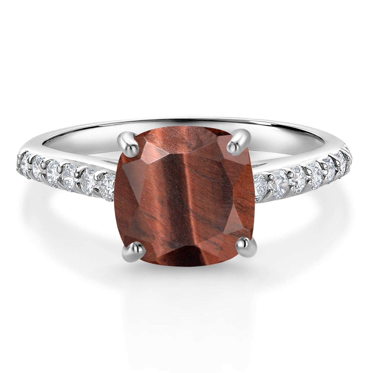 Red Tiger Eye_9_Ring in 10K White Gold