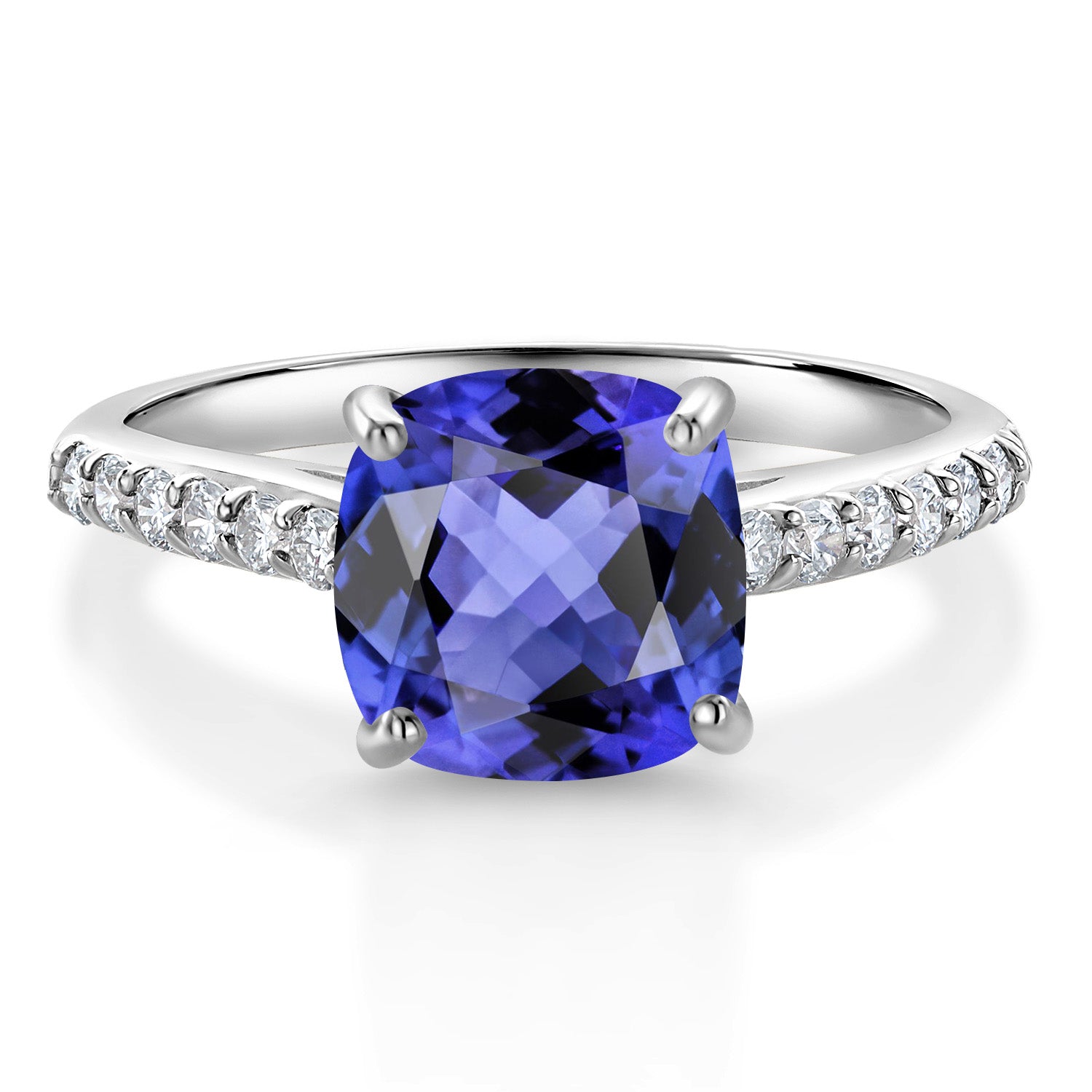 Tanzanite - December_7_Ring in 10K White Gold