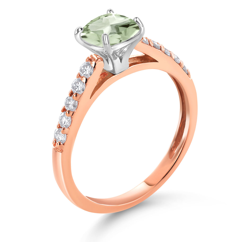 Prasiolite_5_Ring in 10K Two Tone Gold