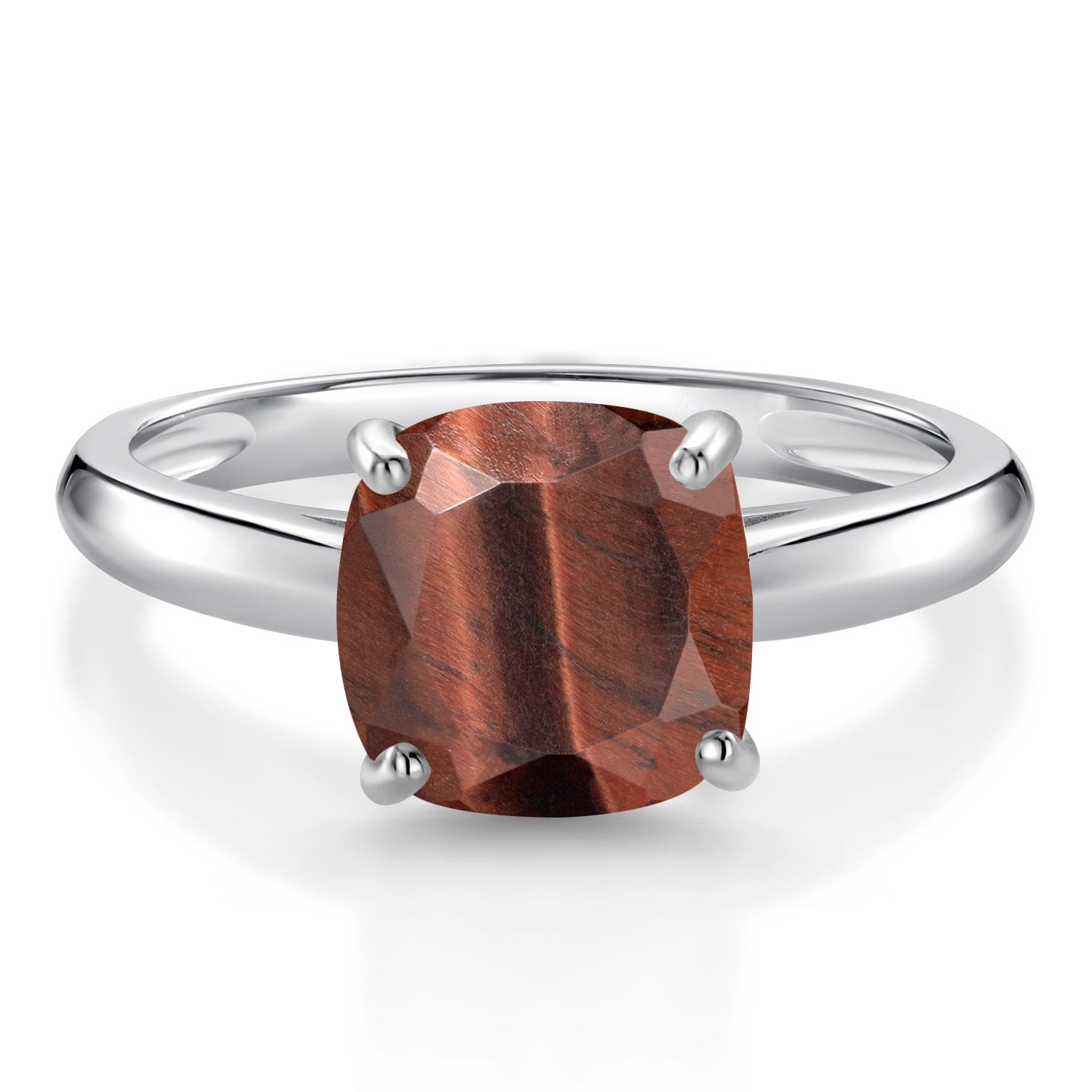 Red Tiger Eye_8_Ring in 10K White Gold