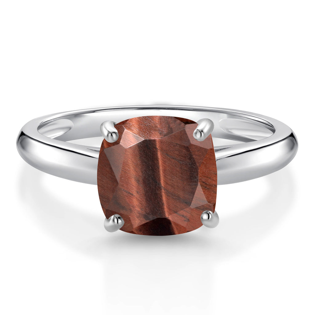 Red Tiger Eye_9_Ring in 10K White Gold