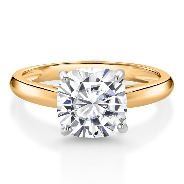 Ring in 10K Two Tone Gold