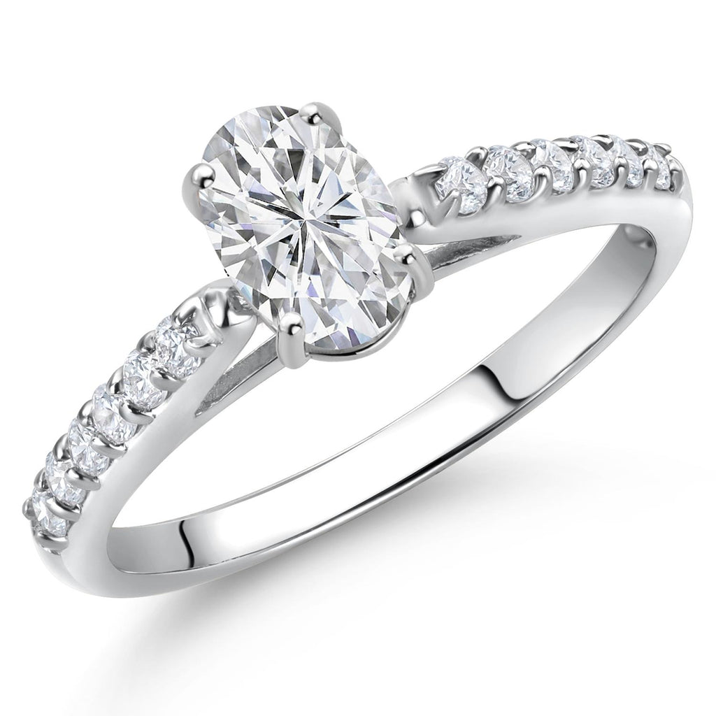 Ring in 10K White Gold