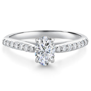 Ring in 10K White Gold