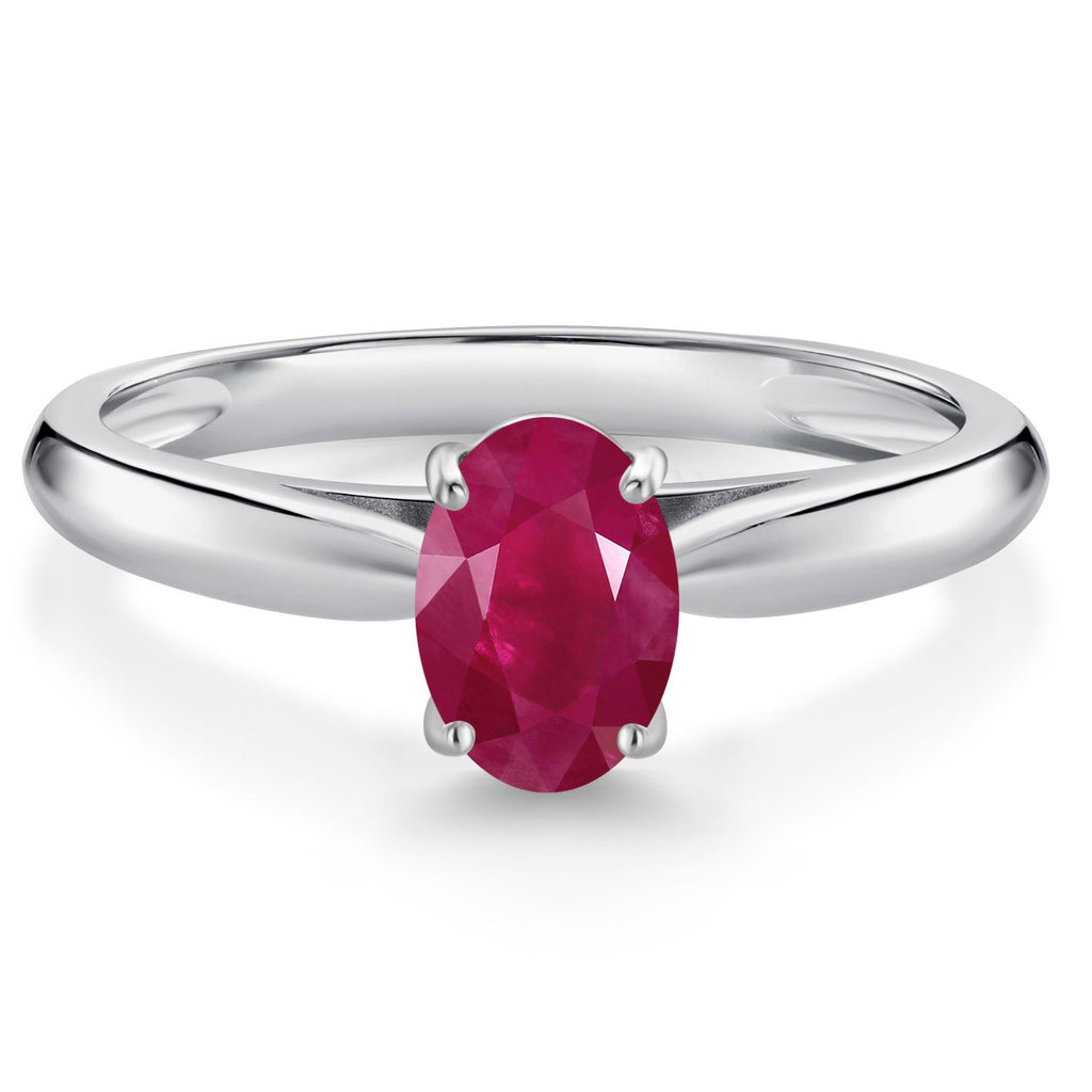 Ruby - July_6_Ring in 10K White Gold