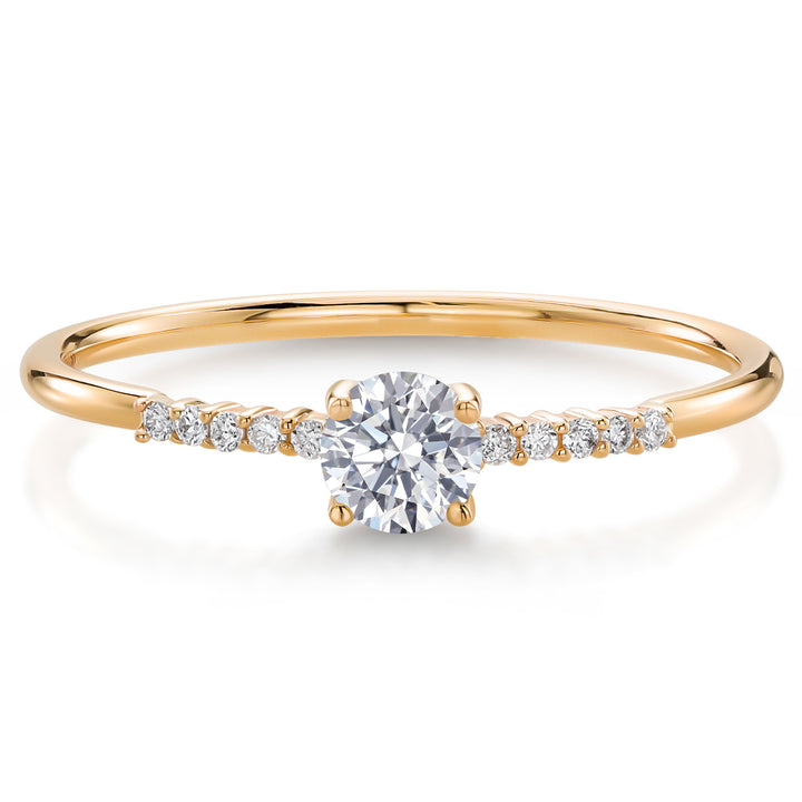 Lab Grown Diamond_5_Ring in 10K Yellow Gold