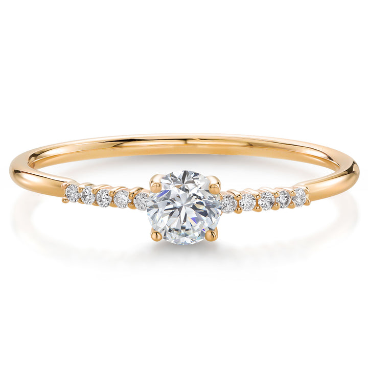 Lab Grown Diamond_5_Ring in 10K Yellow Gold
