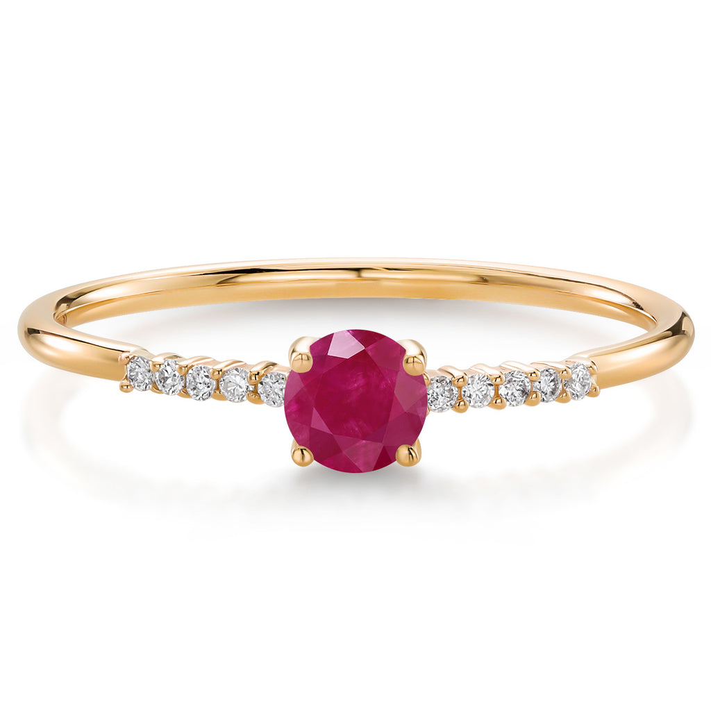 Ruby_8_Ring in 10K Yellow Gold