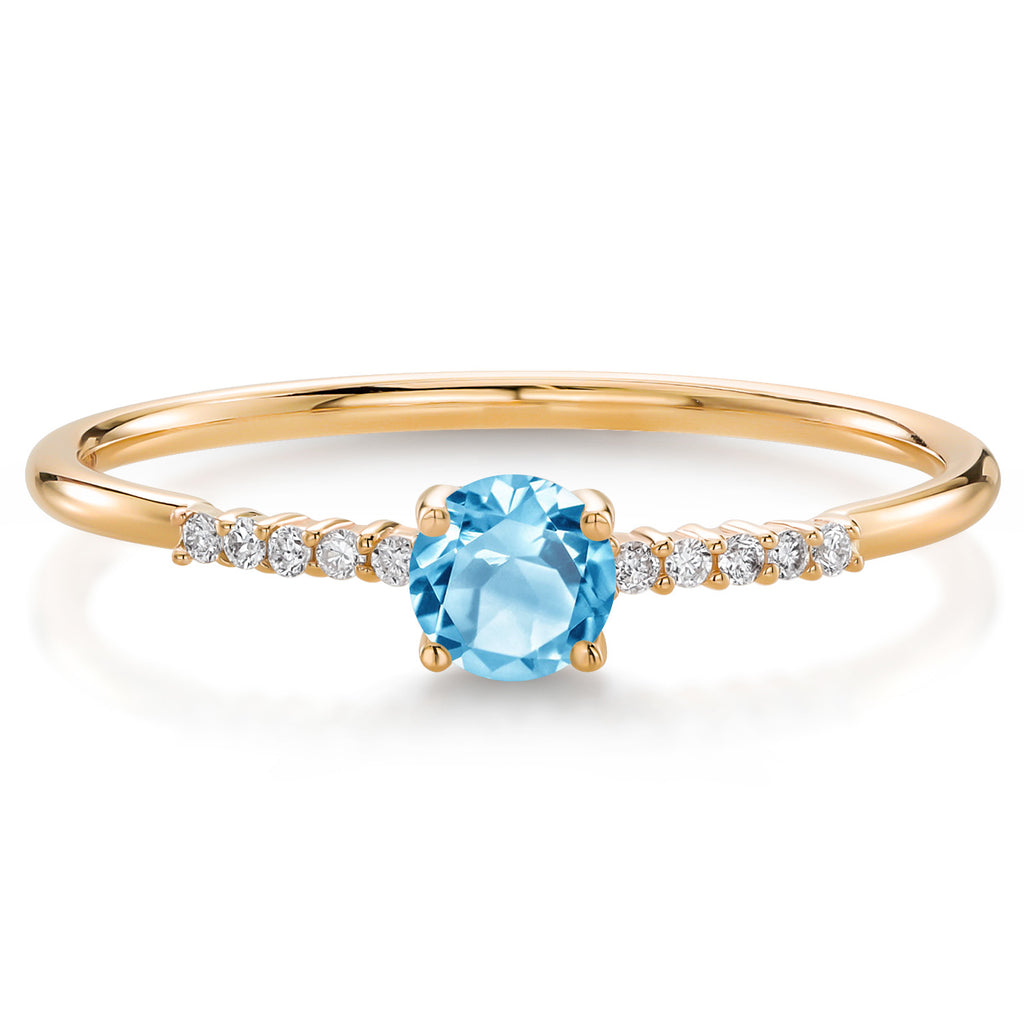 Swiss Blue Topaz_9_Ring in 10K Yellow Gold