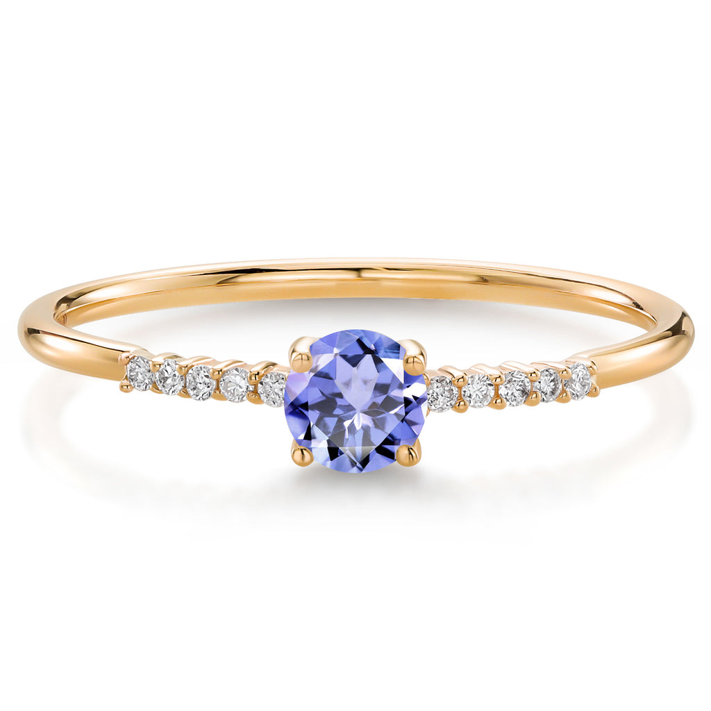 Tanzanite - December_9_Ring in 10K Yellow Gold